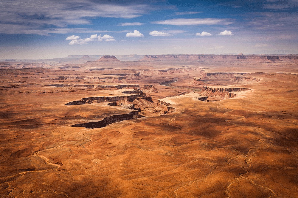 Desolate desert in Canyonlands